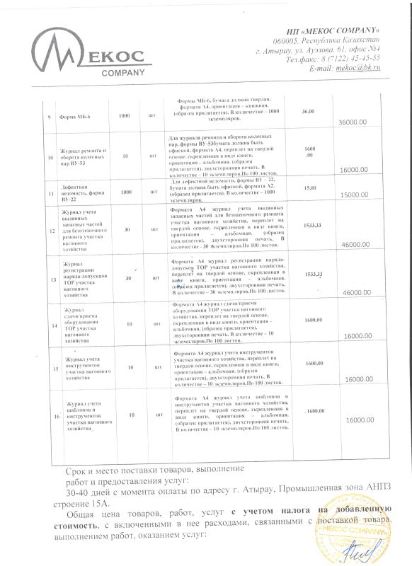 ПРОТОКОЛ закупок ЦП № 95-19 Бланочная продукция на период с 01.10.2019г.